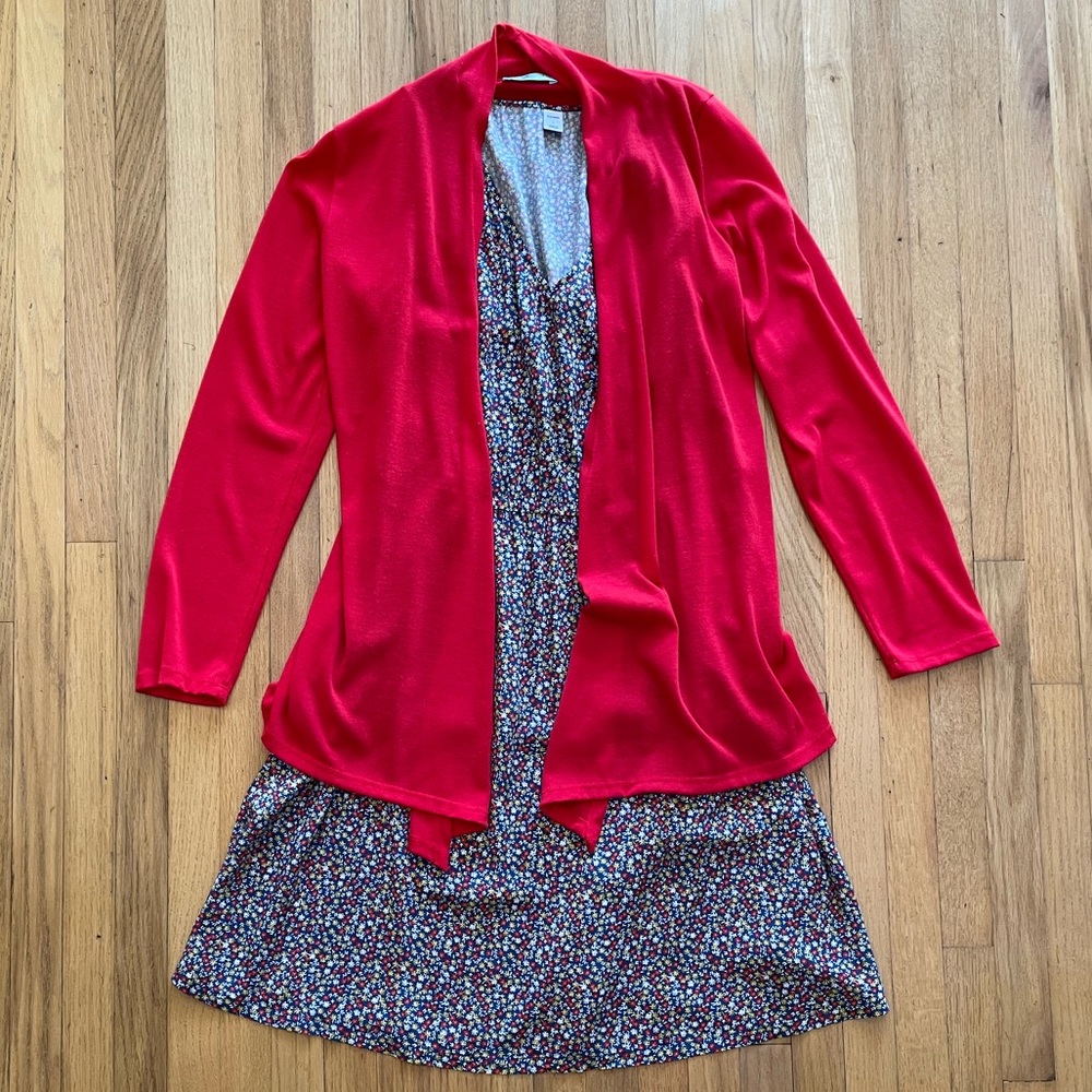Cardigan & Dress Styled Set